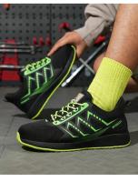 Zapatos de seguridad ultraligeros para hombre y mujer, zapatillas de trabajo antideslizantes con punta de acero, transpirables, 48 - details 16