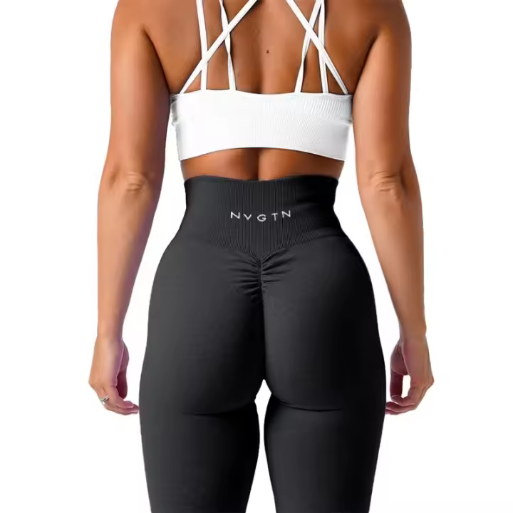NVGTN-mallas moteadas sin costuras para mujer, mallas suaves de entrenamiento, trajes de Fitness, pantalones de Yoga - 1