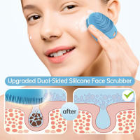 Limpiador de Maquillaje de Cepillo de Silicona Herramienta de Cuidado de la Piel Facial para Limpieza Positiva y Negativa - details 3