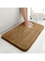 Alfombrilla de baño antideslizante con absorción de agua, alfombra de baño engrosada, alfombra de pelo largo, alfombra de baño duradera lavable a máquina - details 7