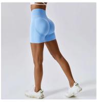 Ropa de Yoga de alta elasticidad para mujer, conjuntos cortos absorbentes, pantalones Push Up, pantalones cortos para correr y ciclismo, mallas Fiess - details 17