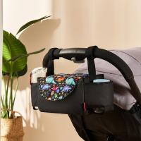 Bolsa organizadora multifuncional para cochecito, bolsa de mamá de gran capacidad, bolsa colgante para cochecito, portabotellas, bolsa de pañales, bolsa de almacenamiento para cochecito - details 3