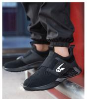 Zapatos De Seguridad Para Hombre Y Mujer 2024 Antipinchazos Y Punta De Acero Zapatillas De Trabajo Industriales Unisex Con Cordones Mesh Suela EVA Talla Verdadera - details 16