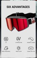 KAPVOE Gafas de Esquí Kit de Lente Anti-Niebla para Hombres y Mujeres Protección UV400 - details 1