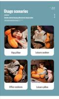 Almohada de lectura Triangular para cama, cojín suave y grande para la cintura, respaldo para dormitorio, oficina, sofá - details 7