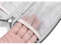 Nueva bolsa de almacenamiento de cables Digital multifuncional, bolso organizador de electrones de tela Oxford de doble capa con banco de energía móvil - details 11