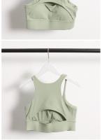 Camisola de compresión para entrenamiento de gimnasia para mujer, sujetador deportivo Sexy con tirantes cruzados para Fitness y Yoga con almohadilla extraíble, novedad de 2024 - details 10