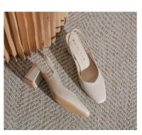 170 bolsa cabeza trasera sandalias vacías verano de las mujeres 2025 nuevo tacón grueso francés pequeño estilo fragante palabra con tacón alto zapatos individuales - details 11