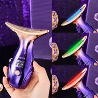 Dispositivo de Lifting Facial RF para cuello, cara, ojo, masaje Facial, adelgazamiento, EMS, belleza, máquina de estiramiento de la piel, antienvejecimiento, Reduce la papada Doble - details 8