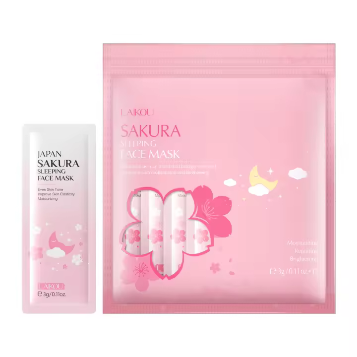 Máscara de Cara de Sakura LAIKOU Limpieza Profunda, Eliminación de Pimientos, Control de Aceite - 1