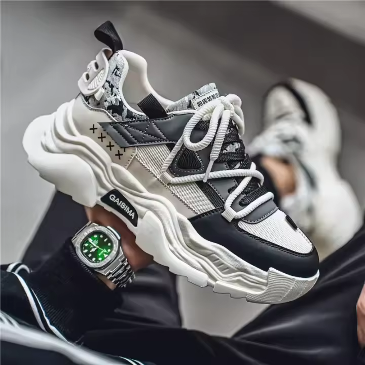 Zapatillas de deporte de ocio versátiles para hombre, zapatos deportivos ligeros y cómodos para caminar, zapatos cómodos y ligeros de alta calidad para caminar - 1