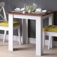 Mesa de comedor, roble dorado/gris, 80 x 80 cm - details 23