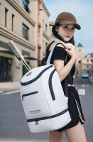 Mochila deportiva para raqueta de bádminton con bolsillo para zapatos, para viajes al aire libre, ir de compras, bolsa de acampada, almacenamiento grande, mochila escolar para ordenador portátil - details 3