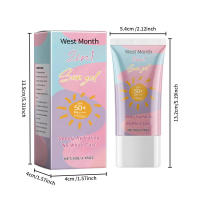 Gel resistente a los rayos UV, amplio espectro, antiluz solar, alta protección solar, hidratante, duradero, para deportes al aire libre, SPF50 - details 0