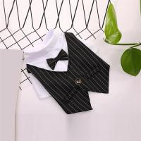 Traje Elegante para Mascotas Traje de Tuxedo con Lazo para Perros y Gatos - details 8