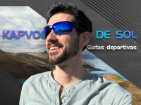 Gafas De Sol Deportivas Kapvoe 2023 para Ciclismo y Correr con Lentes Polarizadas Protección UV Material del Marco TR - details 0