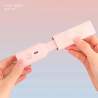 Mini plancha de pelo portátil con USB, plancha de pelo recta para dormitorio, férula de pequeña potencia, flequillo esponjoso, rizador de pelo liso - details 6
