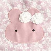 Delantal de cocina con estampado de conejo, uniforme de restaurante a prueba de manchas de estilo Floral con bolsillo grande, delantal de trabajo doméstico transpirable - details 2