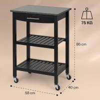 Mueble Cocina Isla, Carro Cocina para Frutas y Verduras, Mueble Auxiliar Cocina - details 2