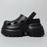 Zuecos de verano 2025 para mujer, sandalias antideslizantes, 10 cm de plataforma gruesa, pantuflas de EVA, zapatos de playa, zapatos para exteriores que aumentan la altura - details 10