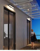 Lámpara LED de pared moderna para exteriores, Faro de puerta impermeable, negro, inoxidable, para puerta de entrada de Villa - details 4