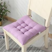Cojín liso para silla, alfombrilla cuadrada de algodón, acolchado suave, para asiento de oficina, hogar o coche, jardín - details 7