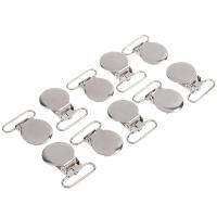 Clips de Metal para chupete, piezas de 1 pulgada, 25mm de ancho, parte superior redonda, manta con tirantes, soporte para manopla - details 1