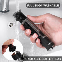 Cortadora de pelo profesional 4 en 1, maquinilla de afeitar eléctrica, resistente al agua, máquina de corte de pelo para hombre, carga usb - details 4