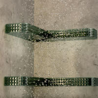 Estante de ducha de esquina montado en la pared, estante organizador para baño, dormitorio y cocina - details 5
