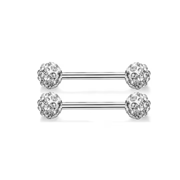 Anillo de pezón de estilo nuevo  pair high quality 316l acero cirúrgico joyería corporal sexual para el cuerpo - 1