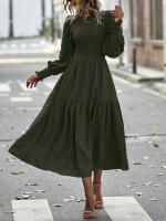 Vestido elegante de manga larga con cintura elegante de otoño e invierno para mujer - details 20