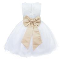 Elegante Vestido de Princesa de Tul con Flores Perfecto para Paredas, Bodas, Fiestas de Cumpleaños, Baile Formnal Tutu para Damas de Honor - details 47