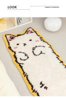 Lindo estilo insfeng gato alfombra de dormitorio de peluche en forma especial sofá de Sala de estar alfombra de niños alfombra de habitación antideslizante manta de cama - details 6