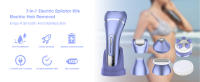 Depiladora para Mujer, Dispositivo de Depilación 7 en 1 para Mujer, Afeitadora eléctrica sin Dolor para Mujer, Recortadora de Bikini, Depiladora de Afeitar Inalámbrica para Línea de Bikini, Cara, Cuerpo, IPX7 Impermeable, Recargable, 2 Velocidades - details 0