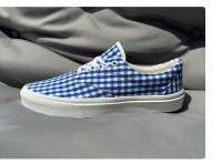 Zapatos clásicos bajos de cuadros azules, lo mismo para hombres y mujeres, tendencia deportiva de pareja, zapatos casuales transpirables y versátiles - details 6