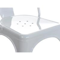 Silla apilable, Carga máx. 200 kg I Altura del Asiento 44 cm, Color:Blanco - details 1