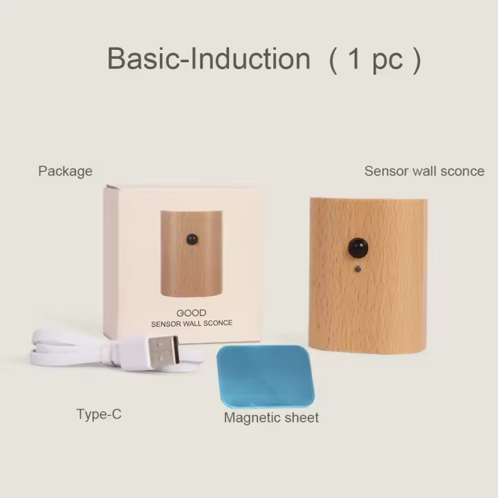 Lámpara de pared con sensor, Luz inteligente, minimalista, moderna, del cuerpo humano, de conexión - 1