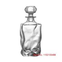 Botella de papel arrugada transparente, giro de arte japonés, cristalería, juego de vino de vidrio, botella de whisky irregular XO, 720 ml - details 4