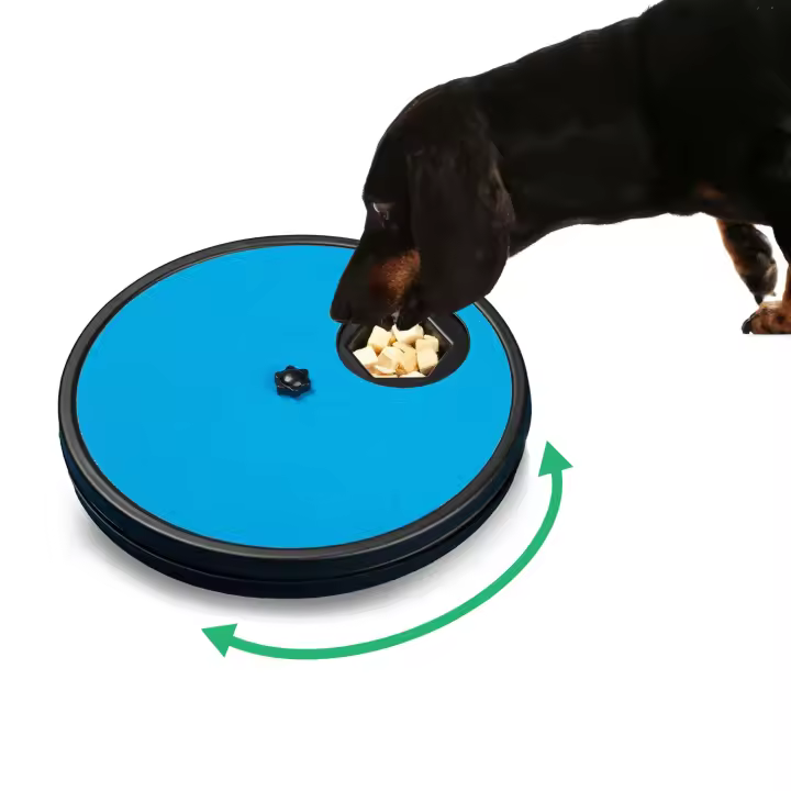 Molinillo de Uñas para Perros Rascador de Alimentos Lento con Arena Azul, Ideal para Aseo de Mascotas y Cuidado de Uñas 30x30x4 cm - 1