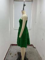 Mini vestido sin mangas combinado con chaleco tipo camiseta de verano para mujer, falda corta líquida para acampar - details 2