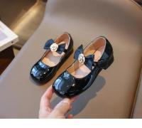 2025 primavera nuevos zapatos de cuero para niñas moda estilo coreano fondo suave antideslizante princesa Chic zapatos para boda - details 7