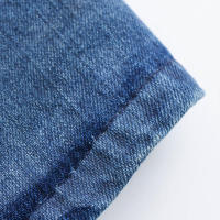 - Falda media casual de mezclilla plisada azul de cintura alta para mujer, holgada, a la moda, tendencia primavera otoño 2025 nueva - details 9