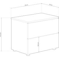 Armario Reversible Nitza Blanco Artik y Natur Medidas 190cm x 187cm x 40cm - details 34