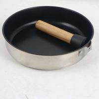 Camping Frying Pan Cooker with Removable Handle for Picnic Camping Fishing