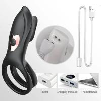 Embalaje privado SEXY Anillo de vibración para eyaculación retardada Control remoto de silicona Masturbador masculino Estimulación del punto G del clítoris Juguetes sexuales para hombre - details 8
