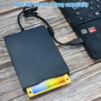 Lector De Disco Floppy USB 3.5 Portátil Externo 1.44 MB FDD Para PC Laptop Desktop Windows 7 8 2000 XP Vista DeepFox - details 3