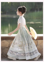 Falda de caballo de alta gama para niñas, Hanfu mejorado Ming mad, ropa fina y antigua para niños, estilo Tang, verano - details 14