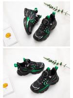 Zapatillas Deportivas Nuevas con Botones Giratorios Suela Suave de Malla para Niños y Niñas de Primaria y Secundaria Moda para Adolescentes - details 4