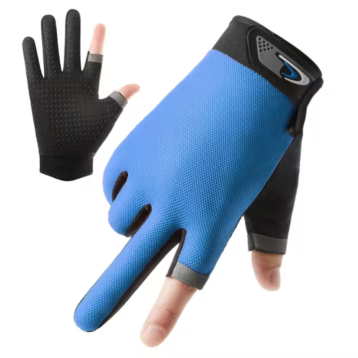 Guantes De Medio Dedo, Guantes De Cycling para conducir, Guantes De Pesca de Pesca - 1