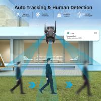 ICSEE Cámara IP WiFi para exteriores 6K HD 3 lentes 3 pantallas Cámara de seguridad PTZ Seguimiento automático Cámara de vigilancia del hogar Cámara de vigilancia de visión nocturna a todo color Soporte Onvif - details 6